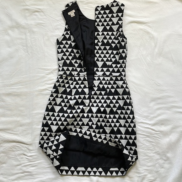 J. Crew Factory Geometric Print Dress - Picture 3 of 3